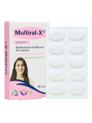 قرص مولتیرال ایکس سیمرغ دارو عطار 30 عددی