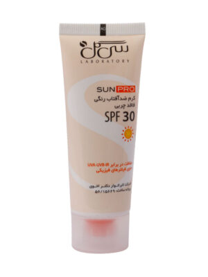 کرم ضدآفتاب رنگی فاقد چربی سی گل با SPF 30 با حجم 40 میلی لیتر