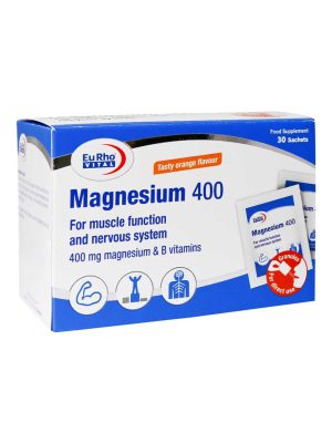 ساشه منیزیم 400 یوروویتال 30 عددی