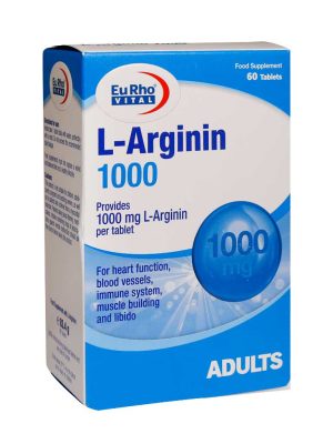 قرص ال آرژنین یوروویتال 1000 میلی گرم 60 عددی