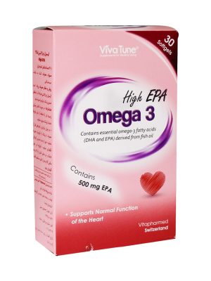 کپسول نرم ژلاتینی امگا 3 High EPA ویواتیون 30 عددی