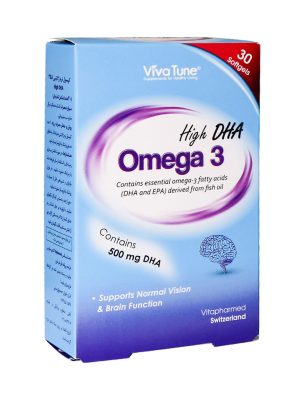 کپسول نرم ژلاتینی امگا 3 High DHA ویواتیون 30 عددی