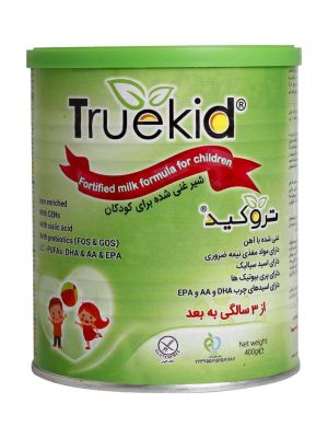 شیر خشک تروکید تروویتال مناسب شیرخواران از 3 سالگی به بعد طعم وانیل 400 گرم