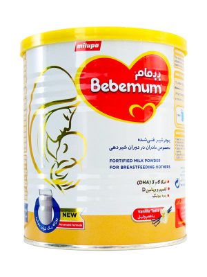 غذای کمکی ب ب مام میلوپا مناسب مادران شیرده با طعم وانیل 400 گرم