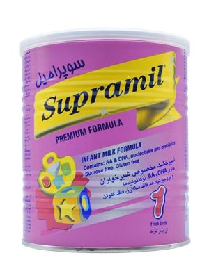 شیر خشک سوپرامیل 1 فاسکا از بدو تولد تا 6 ماهگی 400 گرم