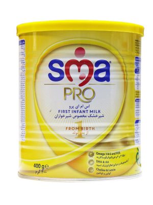 شیر خشک اس ام ای پرو از بدو تولد تا 6 ماهگی 400 گرم