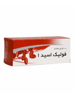 قرص فولیک اسید 1 شهردارو 100 عددی