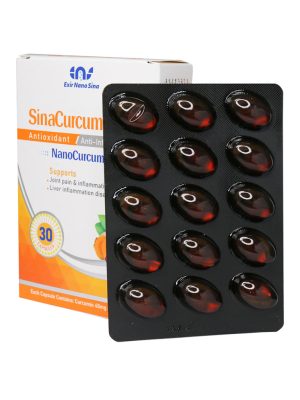 کپسول سینا کورکومین اکسیر نانو سینا 40 میلی گرم 30 عددی