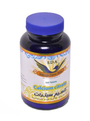 قرص کلسیم سیترات سیمرغ دارو عطار 100 عددی