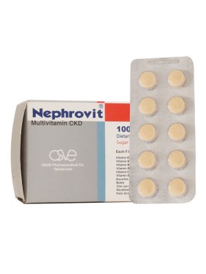 قرص مولتی ویتامین CKD نفروویت اسوه 100 عددی