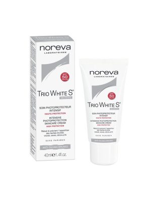 کرم ضد لک و ضد آفتاب تریو وایت اس SPF50 نوروا حجم 40 میلی لیتر
