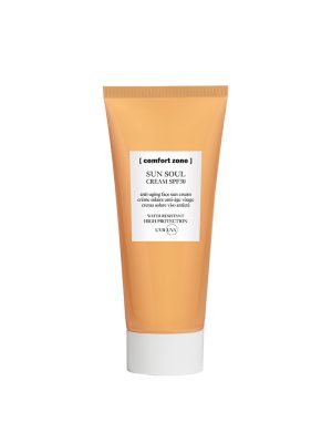 کرم ضد آفتاب و ضد پیری SPF30 کامفورت زون سری Sun soul مناسب انواع پوست حجم 60 میلی لیتر