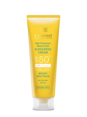 کرم ضد آفتاب بی رنگ فاقد چربی سینره SPF50 حجم 50 میلی لیتر