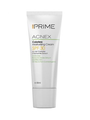 کرم مرطوب کننده بی رنگ فاقد چربی SPF30 پریم حجم 50 میلی لیتر