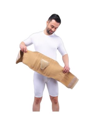 کمربند طبی سخت نئوپرنی پد دار با آتل پلی آمید آدور سایز XXL