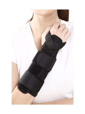 مچ بند و ساعد بند آتل دار بلند تینور مدل E-30 سایز S