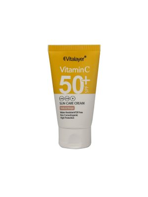 کرم ضد آفتاب +SPF50 حاوی ویتامین C ویتالیر حجم 40 میلی لیتر