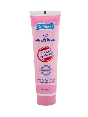 کرم محافظ پای بچه ایروکس حاوی 10 درصد زینک اکساید 100 گرم