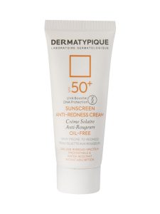 کرم ضد آفتاب بی رنگ پوست قرمز و حساس SPF50 درماتیپیک حجم 40 میلی لیتر