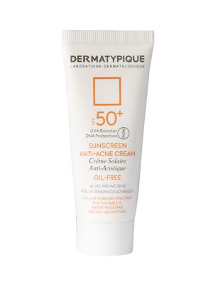 ضد آفتاب بی رنگ آنتی آکنه +SPF 50 درماتیپیک حجم 40 میلی لیتر