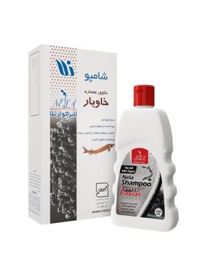 شامپو حاوی عصاره خاویار نلا حجم 200 میلی لیتر