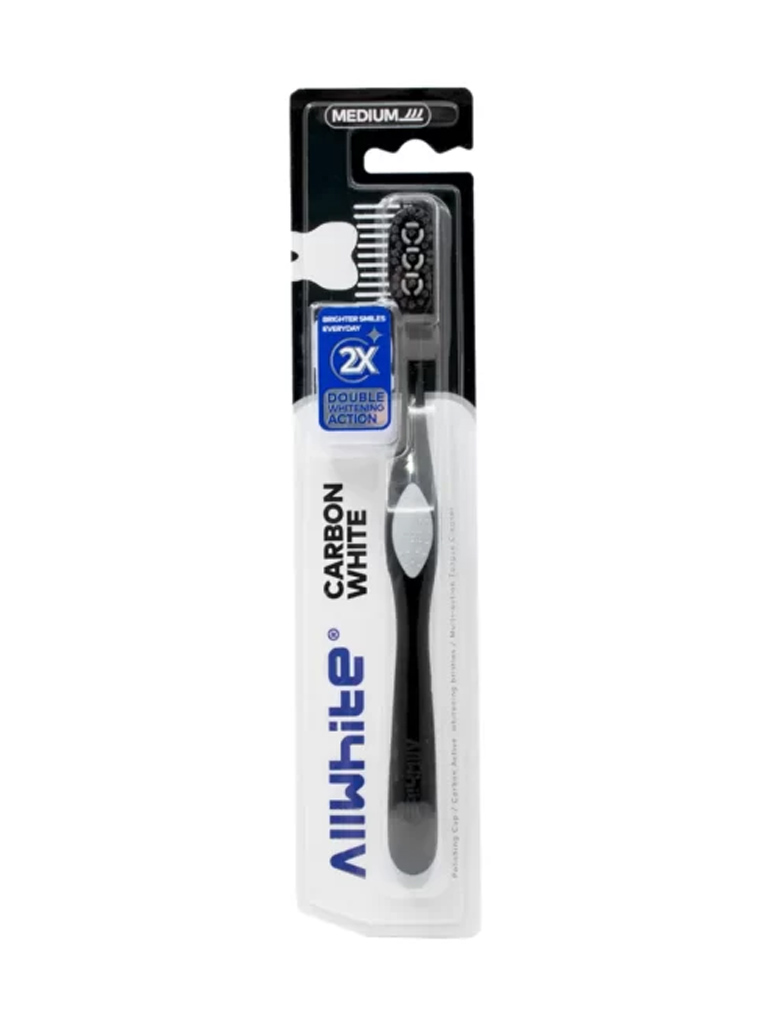 carbon-medium.jpg مسواک کربن وایت آل وایت مدیوم - Image 1