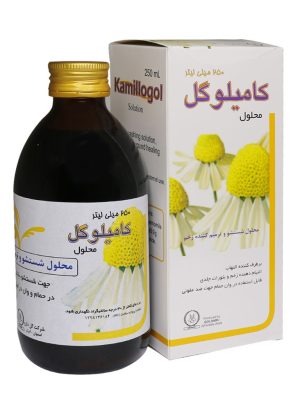 محلول کامیلوگل گل دارو حجم 250 میلی لیتر