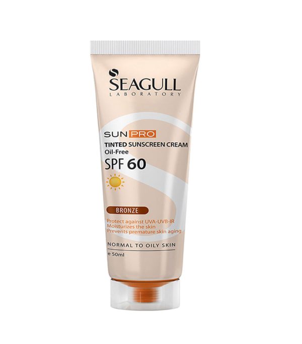 کرم ضدآفتاب رنگی فاقد چربی سی گل بژ روشن SPF60 حجم 50 میلی لیتر - Image 2
