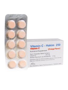 قرص جویدنی ویتامین ث 250 میلی گرمی حکیم 30 عددی - Image 2