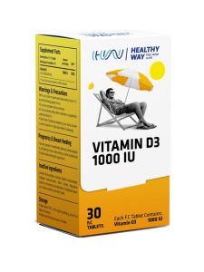 قرص ویتامین د 3 1000 واحدی هلثی وی 30 عددی - Image 2