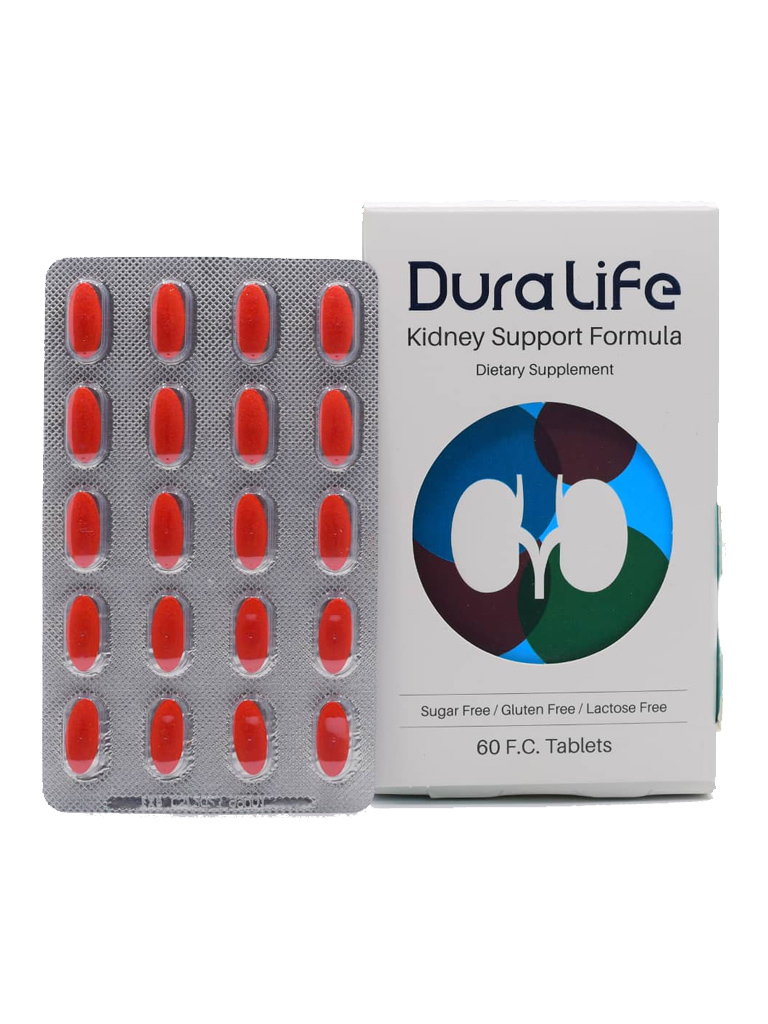p_Kidney-Duralife.jpg قرص دورالایف کیدنی فاران شیمی 60 عددی - Image 1