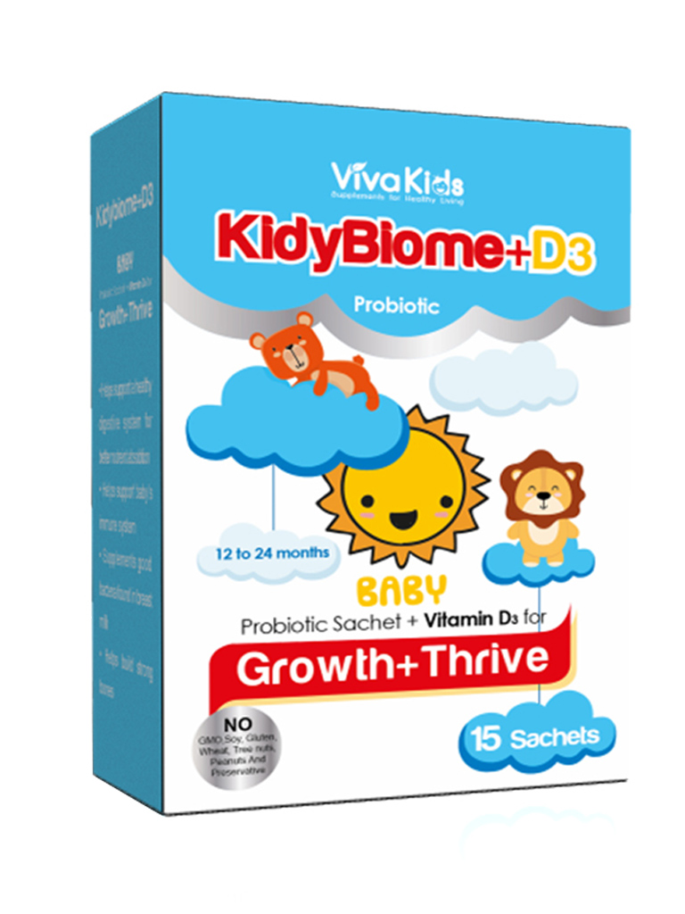 p_Kidy-Biome-Plus-D3.jpg ساشه کیدی بیوم پلاس د3 ویوا کیدز 15 عددی - Image 1