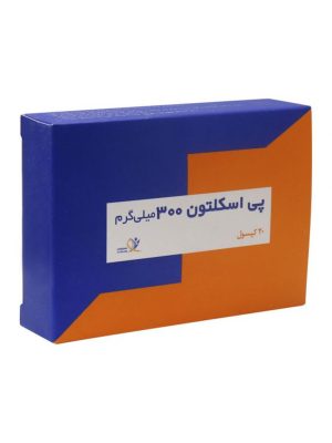 کپسول پی اسکلتون 300 میلی گرم دارو پژوهان پاسارگاد 20 عددی