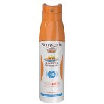 اسپری ضد آفتاب کودک SPF30 سان سیف حجم 150 میلی لیتر
