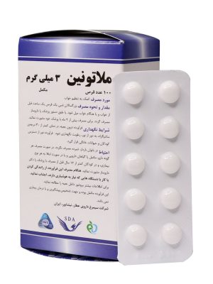 قرص ملاتونین سیمرغ دارو عطار 3 میلی گرم 100 عددی
