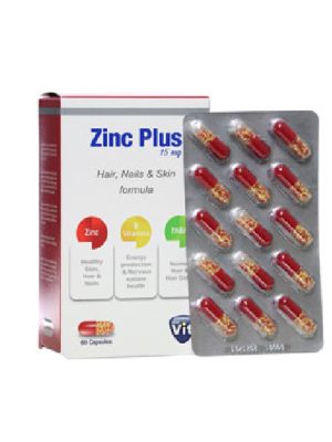 کپسول زینک پلاس استار ویت 15 میلی گرم 60 عددی