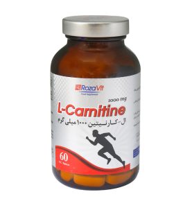 قرص ال کارنیتین رزاویت 1000 میلی گرم 60 عددی
