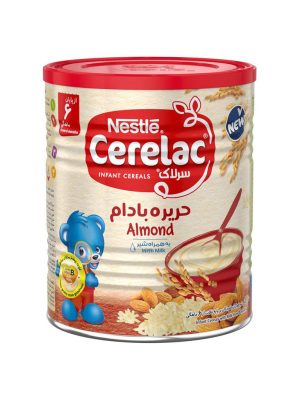سرلاک حریره بادام به همراه شیر نستله 400 گرمی