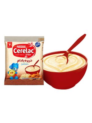 سرلاک حریره بادام به همراه شیر نستله 10 عددی
