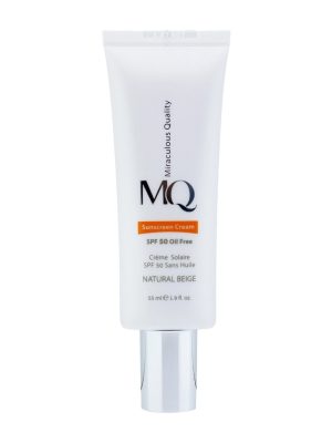 کرم ضد آفتاب فاقد چربی ام کیو SPF50 حجم 55 میلی لیتر