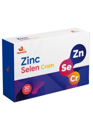 قرص زینک سلن کروم ویتامین لایف 30 عددی