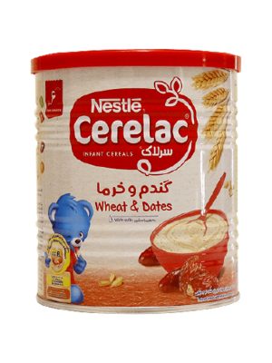 سرلاک گندم و خرما به همراه شیر نستله 400 گرمی