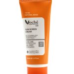 کرم ضد آفتاب رنگی مناسب پوست خشک SPF50 وچه بژ طبیعی حجم 40 میلی لیتر