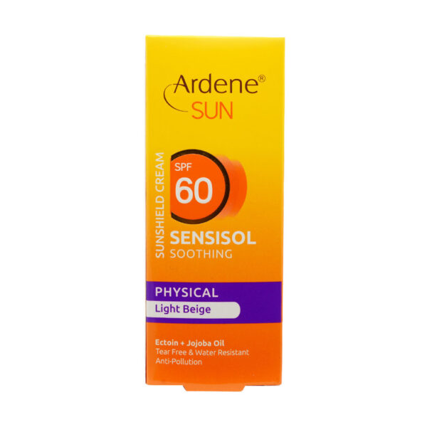 کرم ضد آفتاب رنگی SPF60 فاقد جاذب های شیمیایی آردن مناسب پوست های خشک و حساس 50 گرمی - Image 3