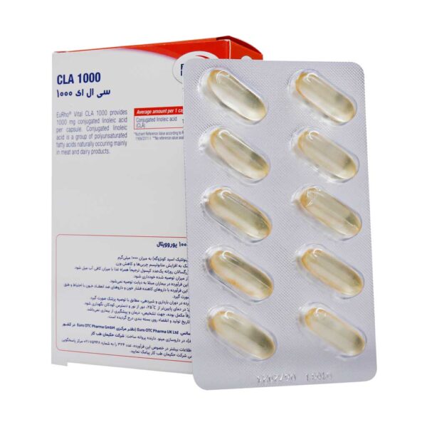 کپسول سی ال ای 1000 یوروویتال 30 عددی - Image 2