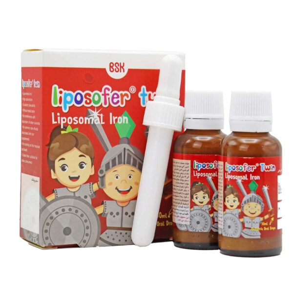 قطره خوراکی لیپوزوفر (تویین) بی اس کی 2*30 میلی لیتر - Image 2