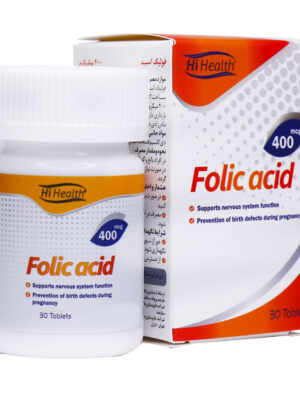 قرص فولیک اسید 400 میکروگرم 30 عددی