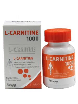 قرص ال کارنیتین فیشر فلکسان 1000 میلی گرم 30 عددی