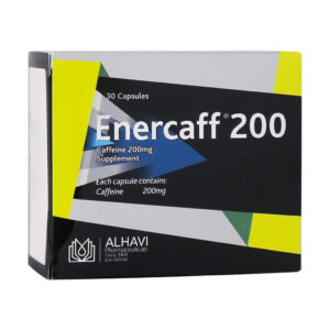 کپسول کافئین انرکاف 200 میلی گرم الحاوی 30 عددی
