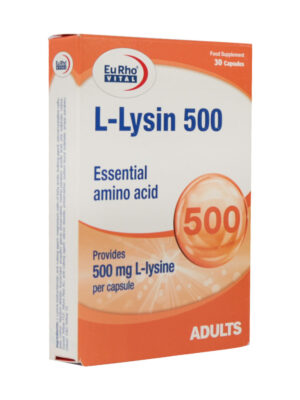 کپسول ال لیزین 500 میلی گرم یوروویتال 30 عددی